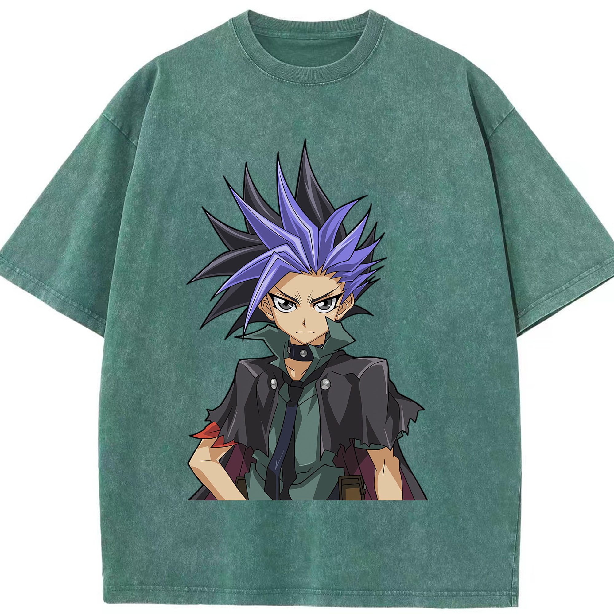 （画像用） 遊☆戯☆王 Yu-Gi-Oh! 綿100% ヴィンテージ風 半袖Tシャツ（フロントプリント）